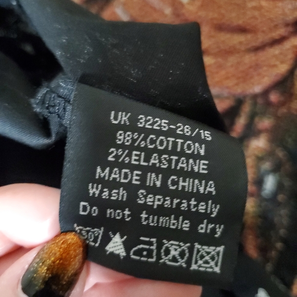 Hell Bunny Black and White Skeleton Dress With Peter Pan Collar Size XS - Picture 6 of 6